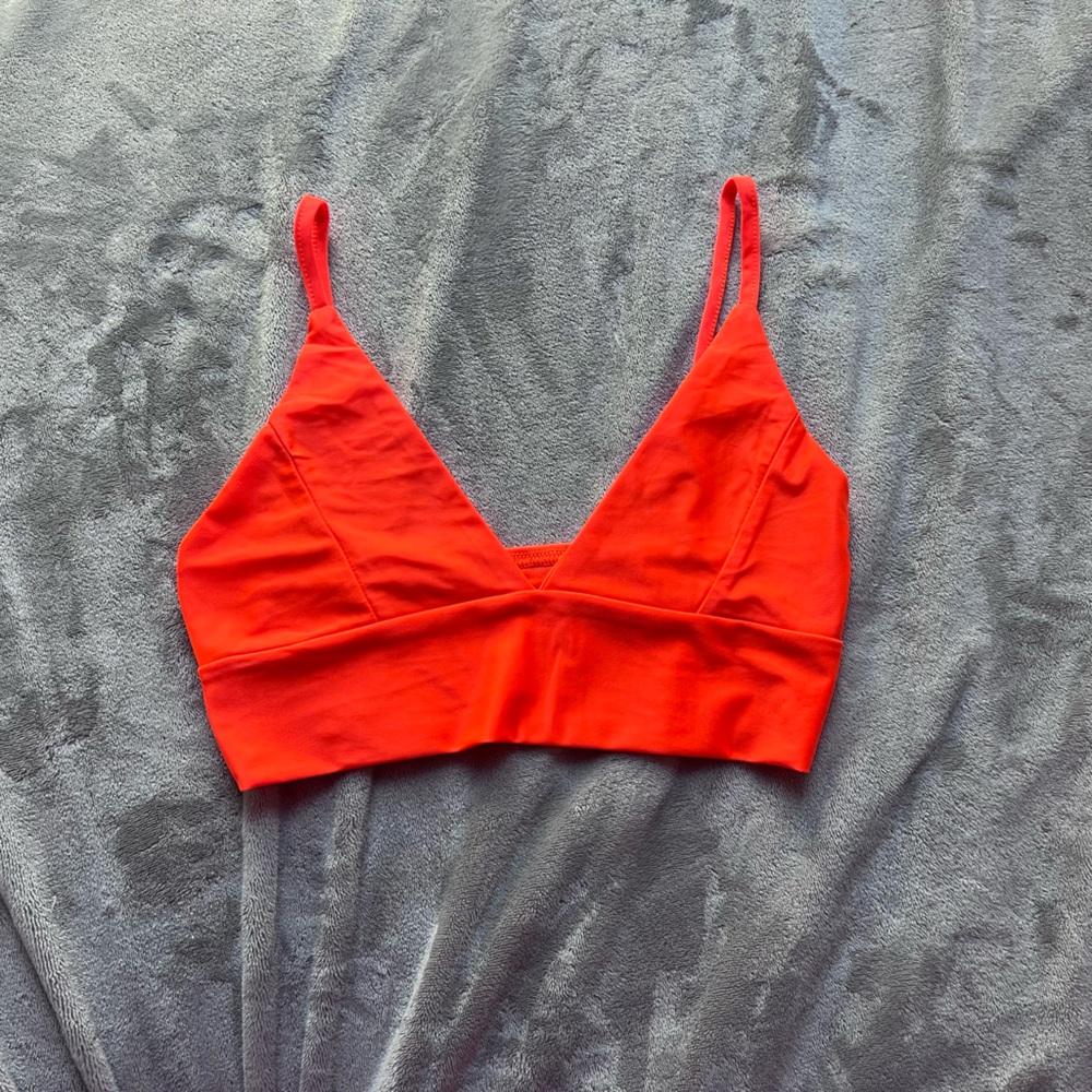 Neon orange tank top/Broulette